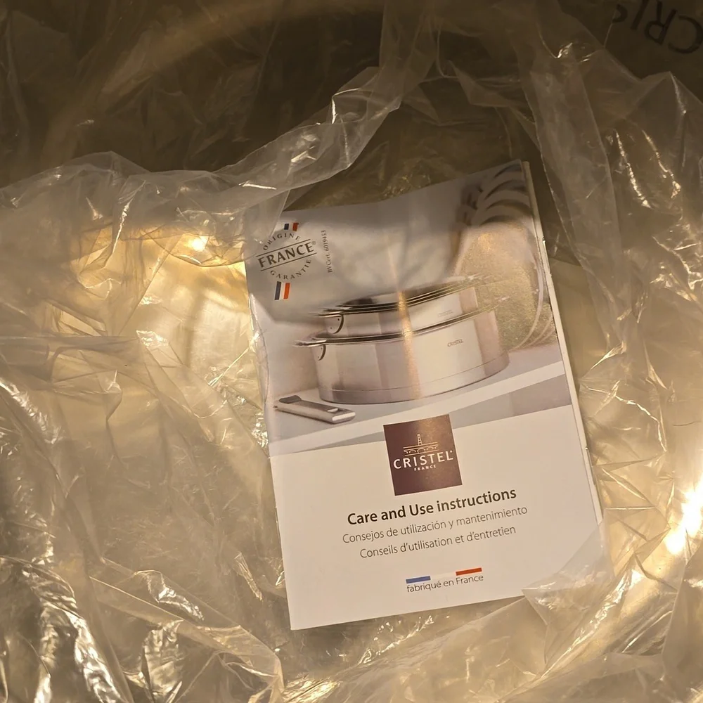 Cristel Stainless Steel Strate Rem Saute 5.5 Qt. + Lid, Retail Price $439.95US